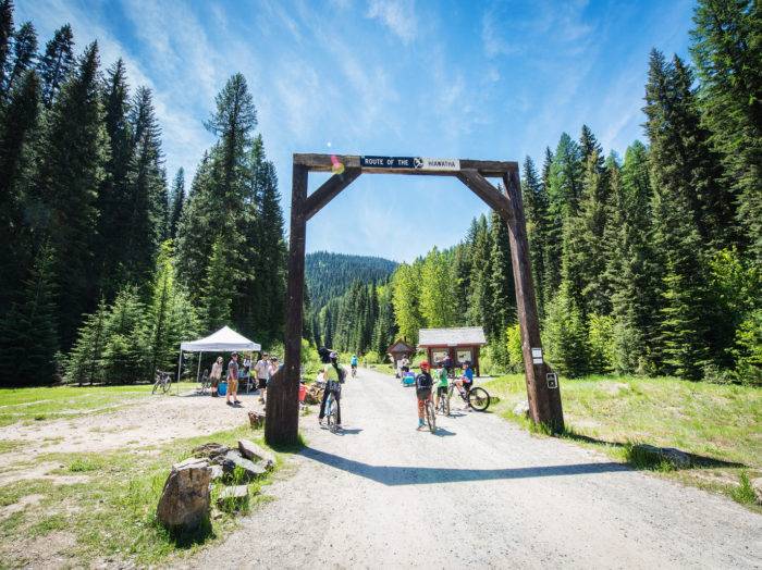 Bike Ride, Route of the Hiawatha, Near Wallace. Photo Credit: Idaho Tourism