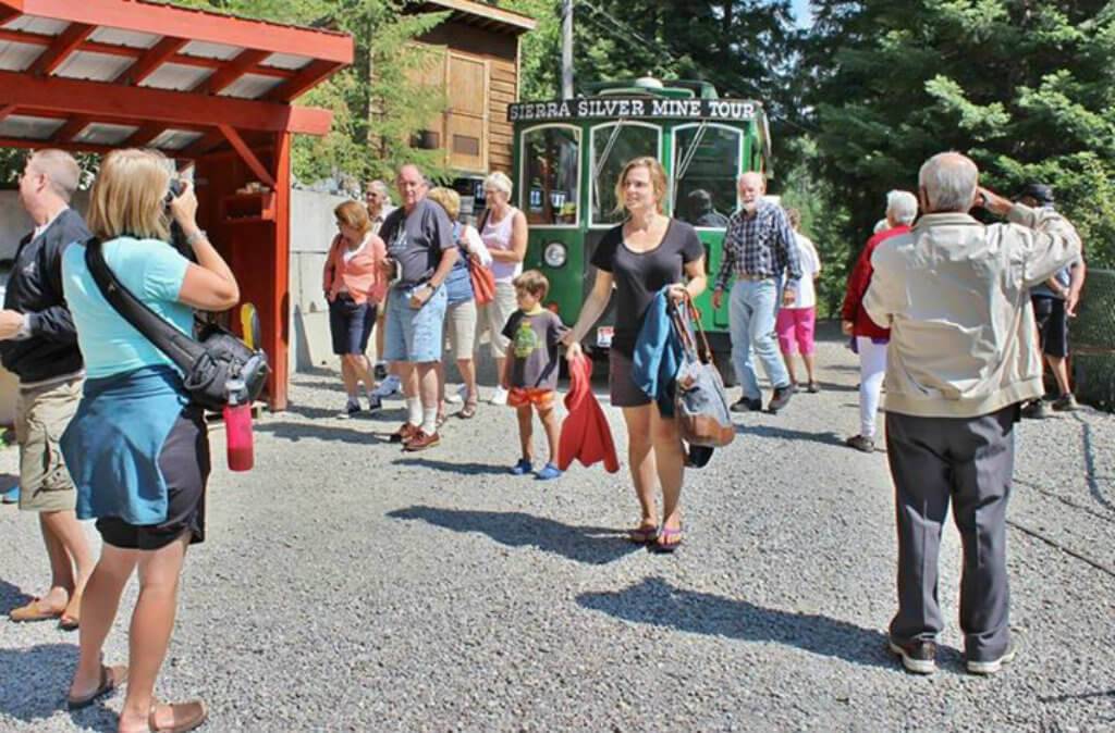 A visit to Wallace isn't complete without a Sierra Silver Mine Tour.