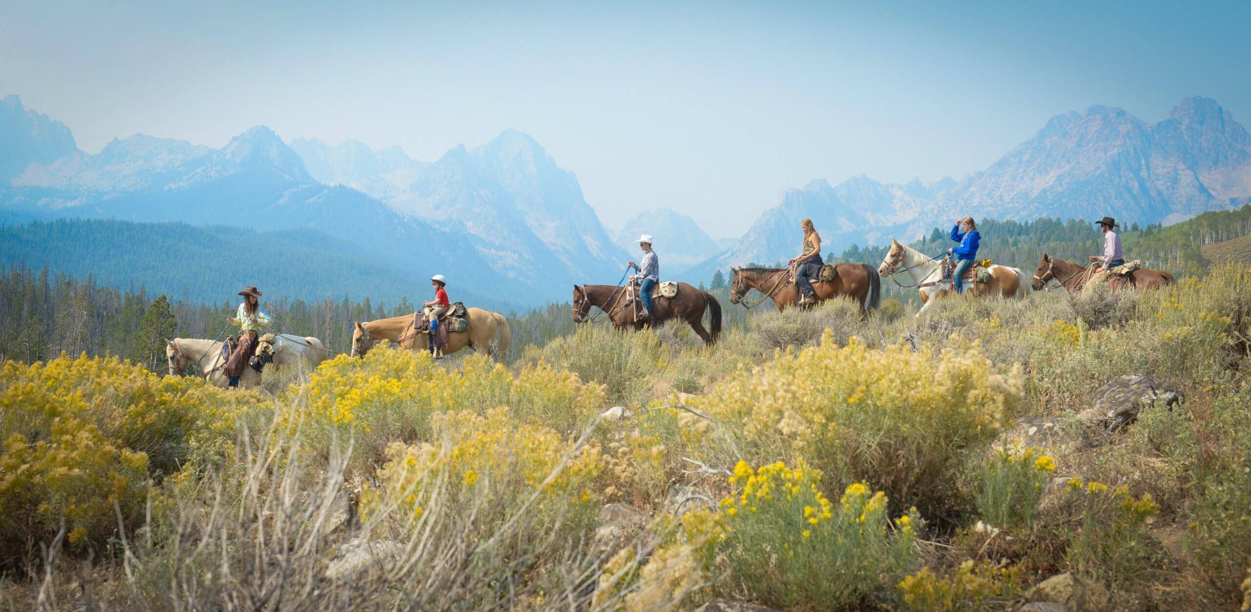 horse pack trips idaho