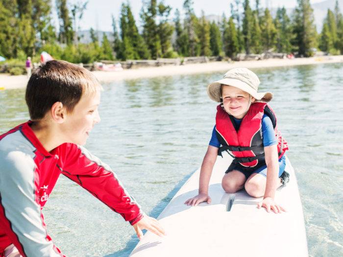 Stand up paddle boarding at Redfish Lake. Photo Credit: Idaho Tourism.