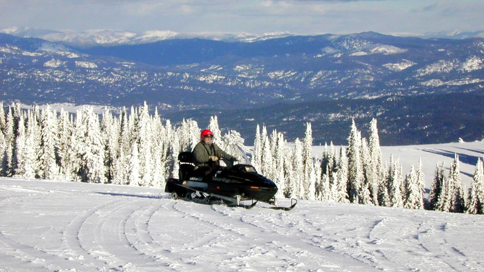 Lake Cascade Recreation Area Snowmobiling in Southwest Idaho
