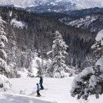 Ski lessons at Bogus Basin Mountain Recreation Area.