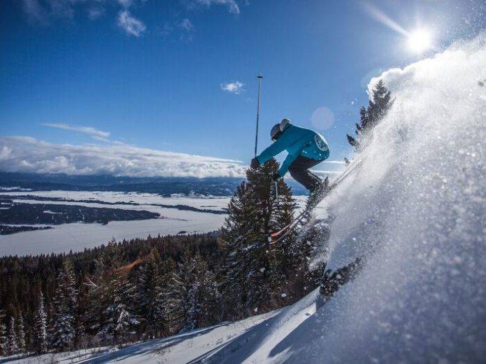 Hitting the slopes at Tamarack. Photo courtesy of Tamarack Resort.