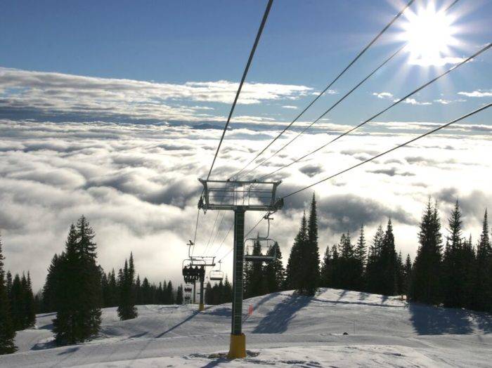 View from on top of Tamarack. Photo courtesy of Tamarack Resort.