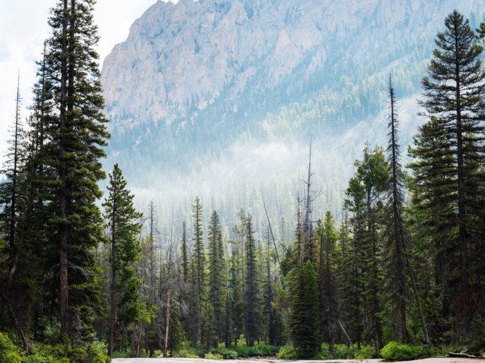 Soaking in the views in the Sawtooth Wilderness.