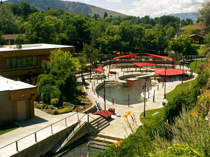 Lava Hot Springs Hot Pools, Lava Hot Springs. Photo Credit: Idaho Tourism.