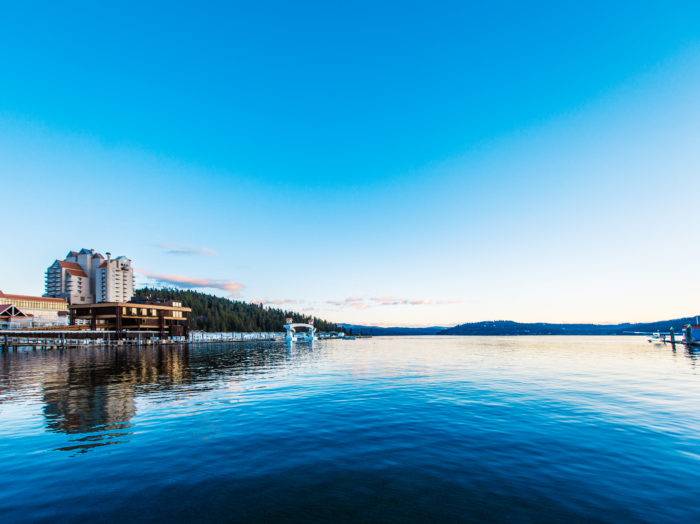 A scenic view of the Coeur d’Alene Resort. Photo Credit: Idaho Tourism