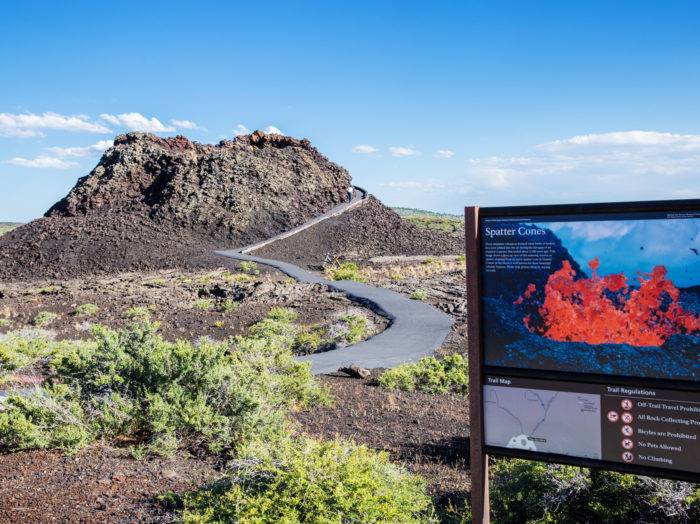 Journey through Craters of the Moon. Photo Credit: Idaho Tourism