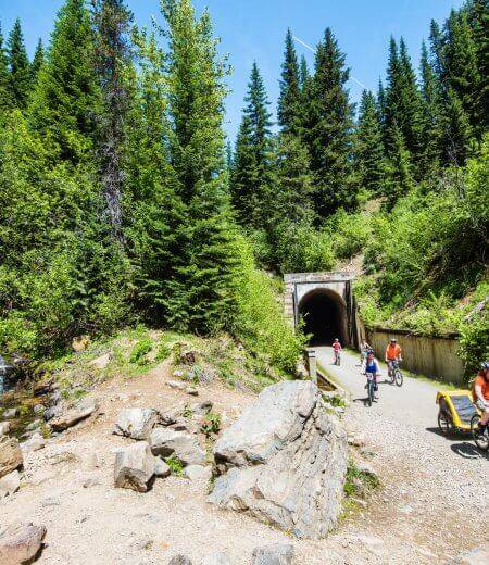 Coasting down the Route of the Hiawatha in Northern Idaho
