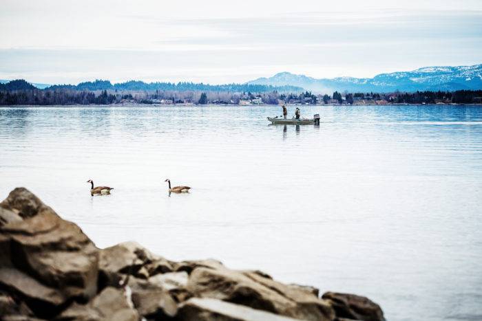 Fishing on Lake Pend Oreille