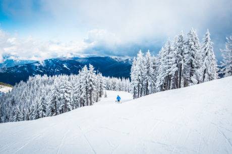 Skiing, Silver Mountain Resort Lodge, Kellogg