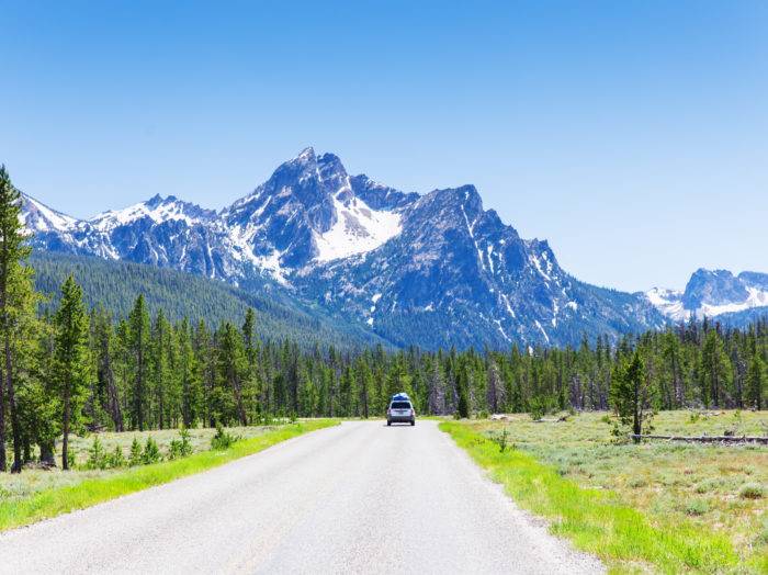 A view of McGown Peak near Stanley. Photo Credit: Idaho Tourism