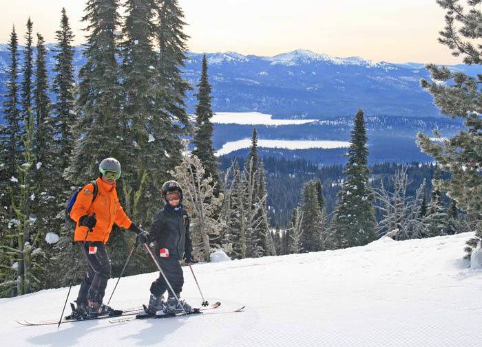 Skiing at Brundage Mountain Resort. Photo Credit: Ski Idaho