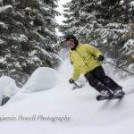 Skiing at Bald Mountain Ski Area. Photo Credit: Ski Idaho