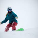 Snowboarding at Bald Mountain Ski Area. Photo Credit: Ski Idaho