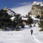 Exploring City of the Rocks in the winter. Photo Credit: Visit South Idaho