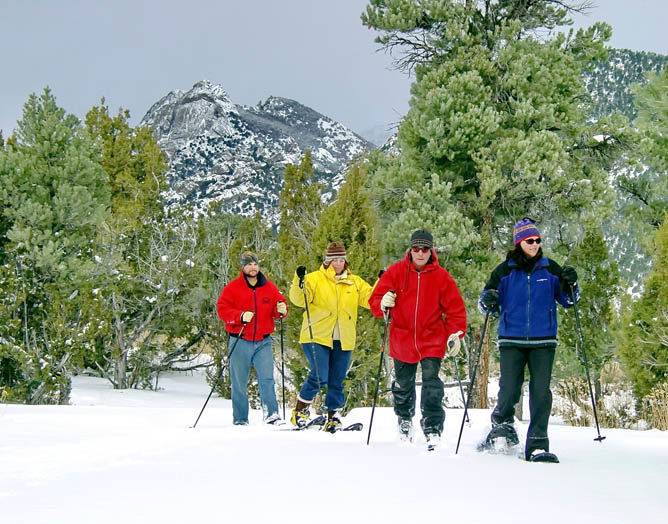 Exploring City of the Rocks in the winter. Photo Credit: Visit South Idaho