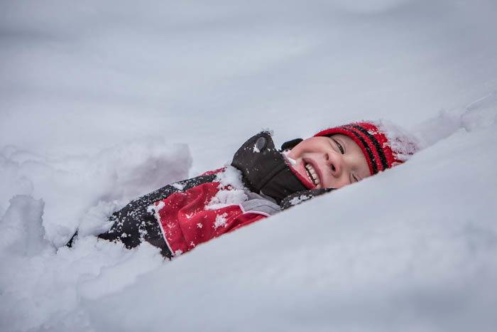 Playing in fresh powder. #ForTheWinter Submission: Rick Ohnsman