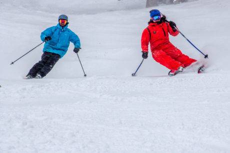 Skiing at Pebble Creek Ski Area. Photo Credit: Ski Idaho