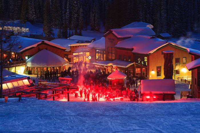 Village celebration at Grand Targhee Ski Resort. Photo Credit: Ski Idaho