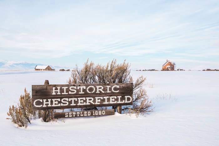 Historic Chesterfield. Photo Credit: Idaho Tourism