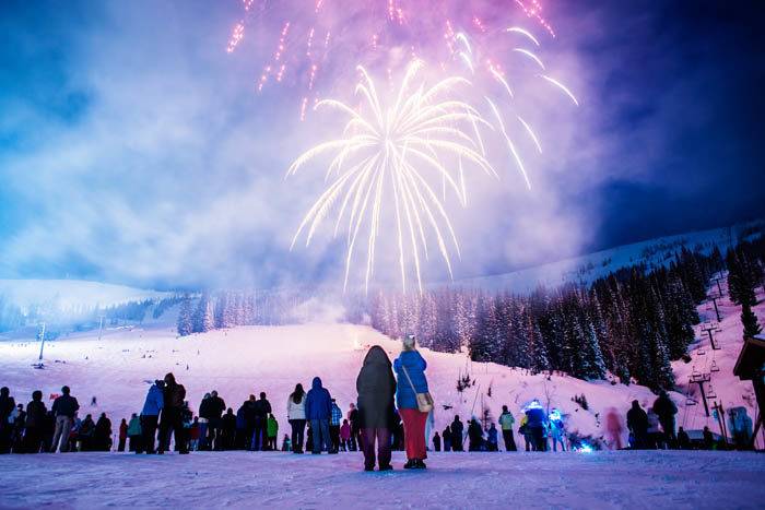 Fireworks, Sandpoint Winter Carnival, Schweitzer Mountain Resort. Photo Credit: Idaho Tourism