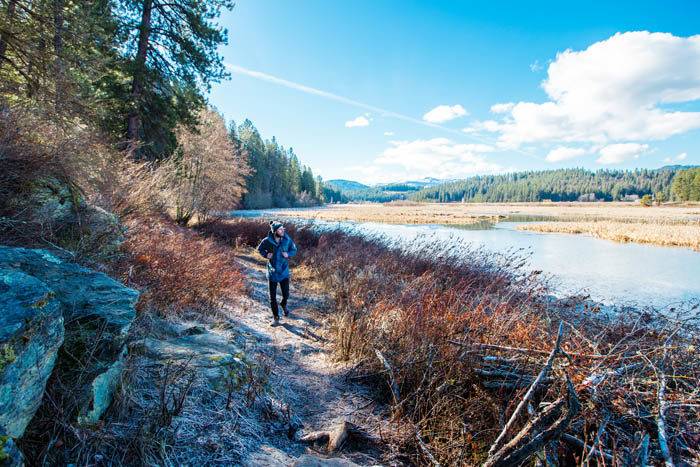 Hiking, Cougar Bay Preserve, Coeur d’Alene. Photo Credit: Idaho Tourism