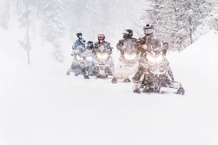 Snowmobiling, Island Park. Photo Credit: Idaho Tourism