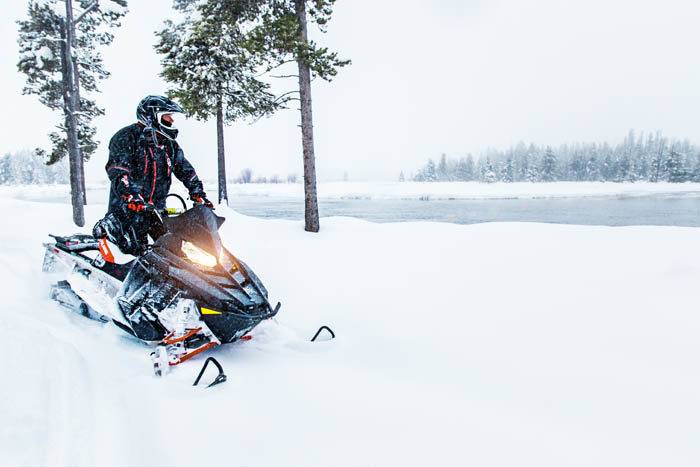 Snowmobiling, Island Park. Photo Credit: Idaho Tourism