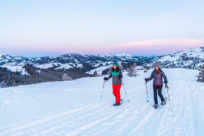 Snowshoeing, Victor. Photo Credit: Idaho Tourism