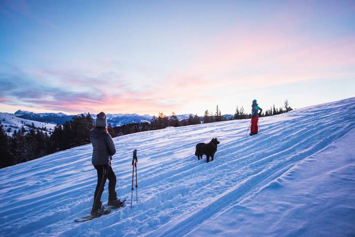 Snowshoeing, Victor. Photo Credit: Idaho Tourism
