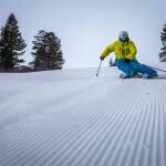 Ski lessons at Bogus Basin Mountain Recreation Area.