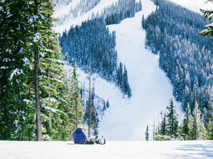 Snowboarding, Lookout Pass Ski and Recreation Area. Photo Credit: Idaho Tourism