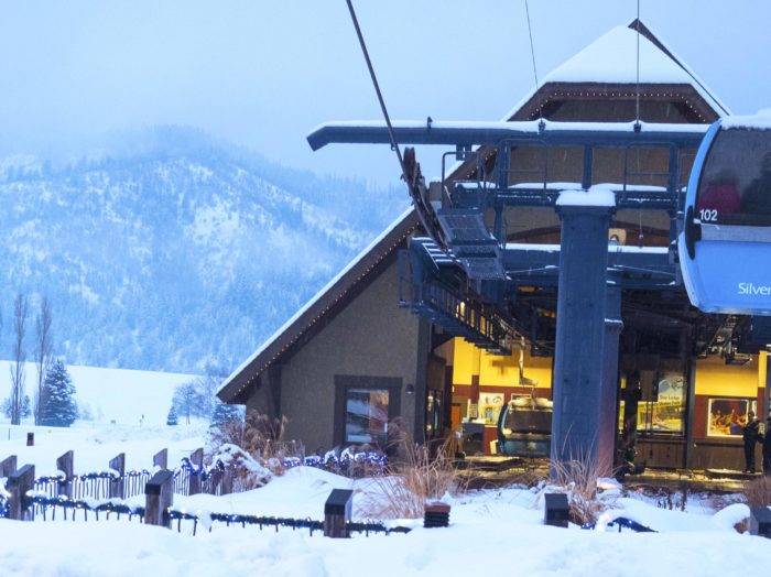 Catch a ride at Silver Mountain Resort.