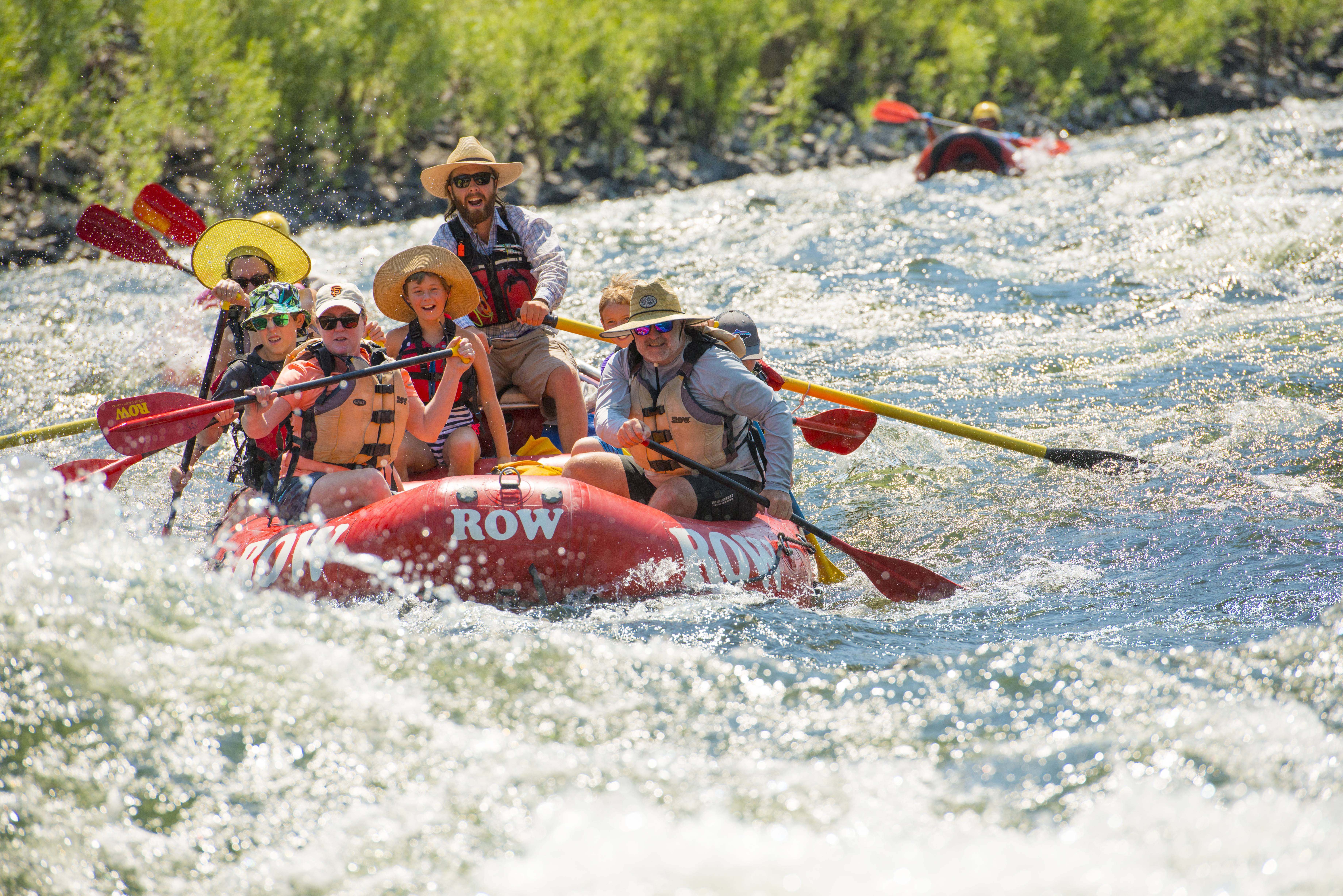 Whitewater Rafting, Lower Salmon Canyon, Near Lewiston. Photo Credit: Idaho Tourism