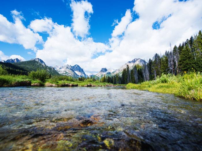 Fishhook Creek Trail, Near Redfish Lake, Stanley. Photo Credit: Idaho Tourism