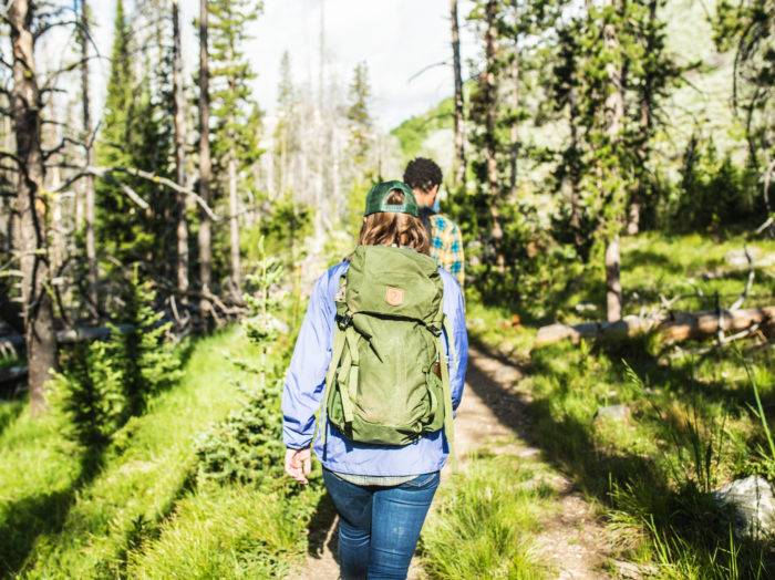 Hiking, Fishhook Creek Trail, Near Redfish Lake, Stanley. Photo Credit: Idaho Tourism