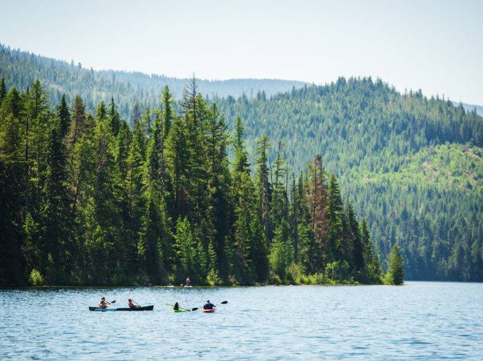 Kayaking, Priest Lake State Park, Coolin. Photo Credit: Idaho Tourism