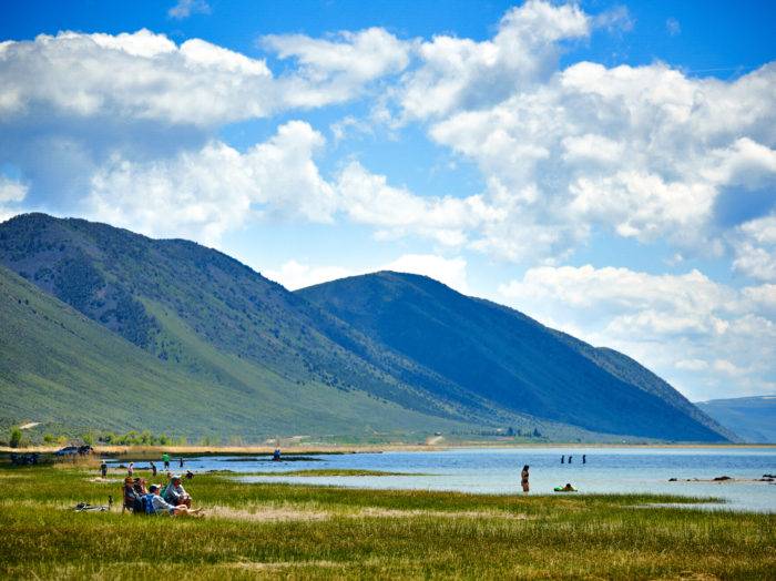 Swimming, Bear Lake State Park, St. Charles. Photo Credit: Idaho Tourism