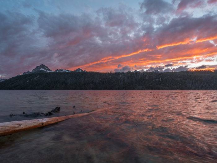 Mother Nature knows how to put on a show at Redfish Lake.