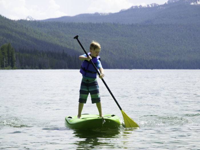 Paddleboarding is so easy to learn that even kids pick it up quickly!