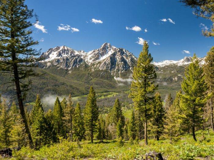The views of the Sawtooths never get old.
