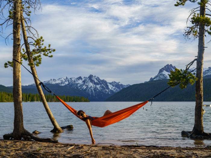 Let your mind and body relax at Redfish Lake.