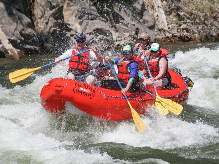 The best way to experience a hot summer day in Idaho, on the river!
