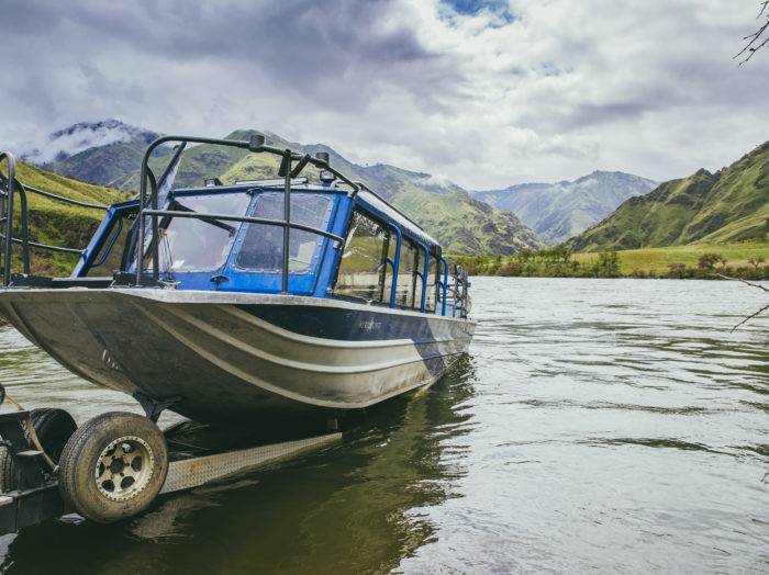 Jet Boating, Hells Canyon, Near Pittsburg Landing. Photo Credit: Idaho Tourism