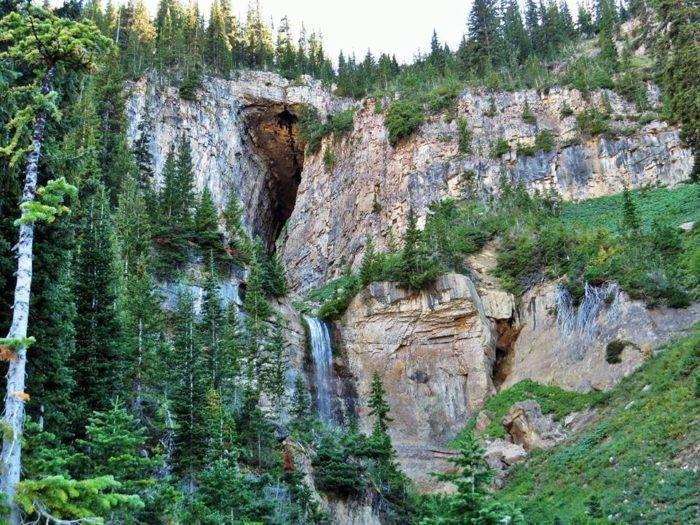 mountain cave