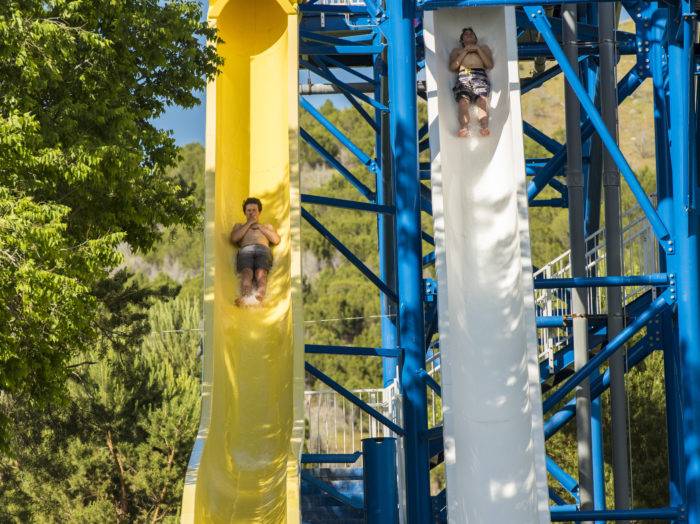 Lava Hot Springs Olympic Swimming Pool & Waterpark, Lava Hot Springs. Photo Credit: Idaho Tourism.