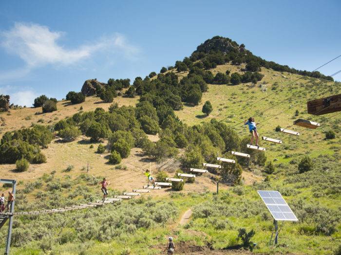 Lava Zipline Adventure, Lava Hot Springs. Photo Credit: Idaho Tourism