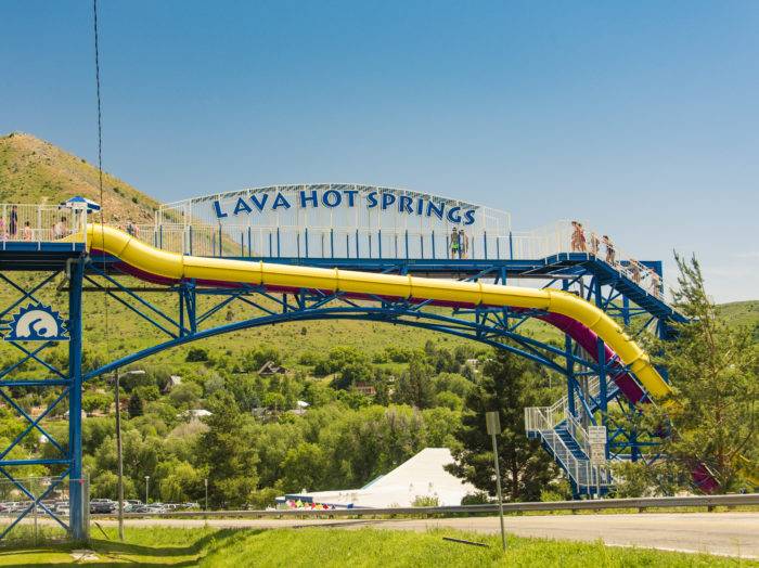 Lava Hot Springs Olympic Swimming Pool & Waterpark, Lava Hot Springs. Photo Credit: Idaho Tourism