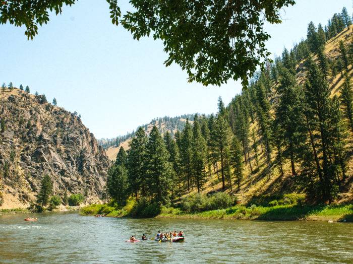 Whitewater Rafting, Salmon River, Near Salmon. Photo Credit: Idaho Tourism.